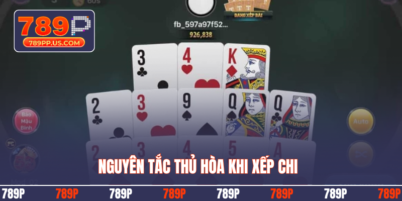 Nguyên tắc thủ hòa khi xếp chi