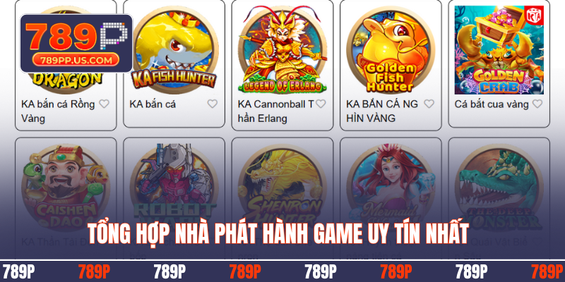 Tổng hợp nhà phát hành game uy tín nhất
